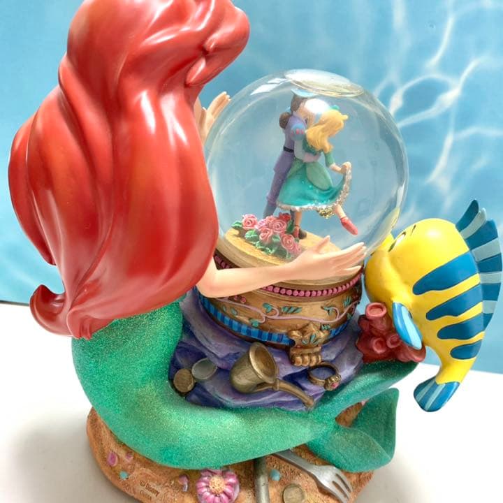 希少⭐︎ アリエル スノードーム 大 スノーグローブ オルゴール リトル