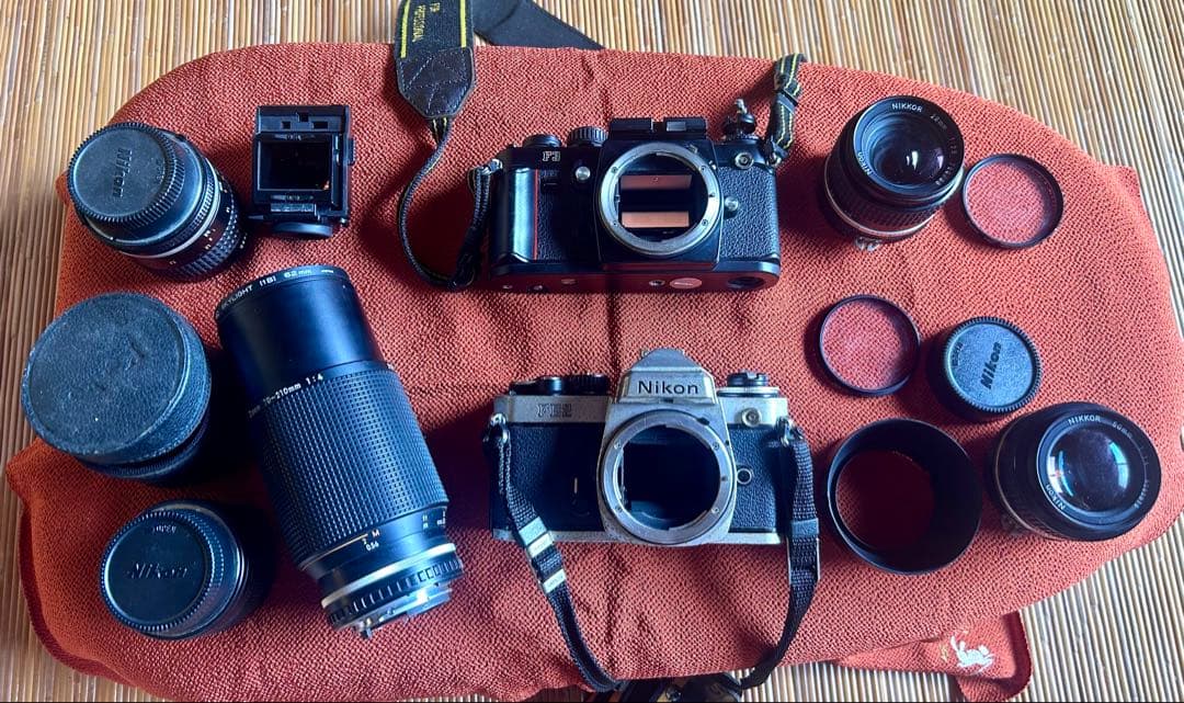 Nikon F3/FE2一眼レフカメラ他&レンズセット(纏め売)ジャンクの通販は