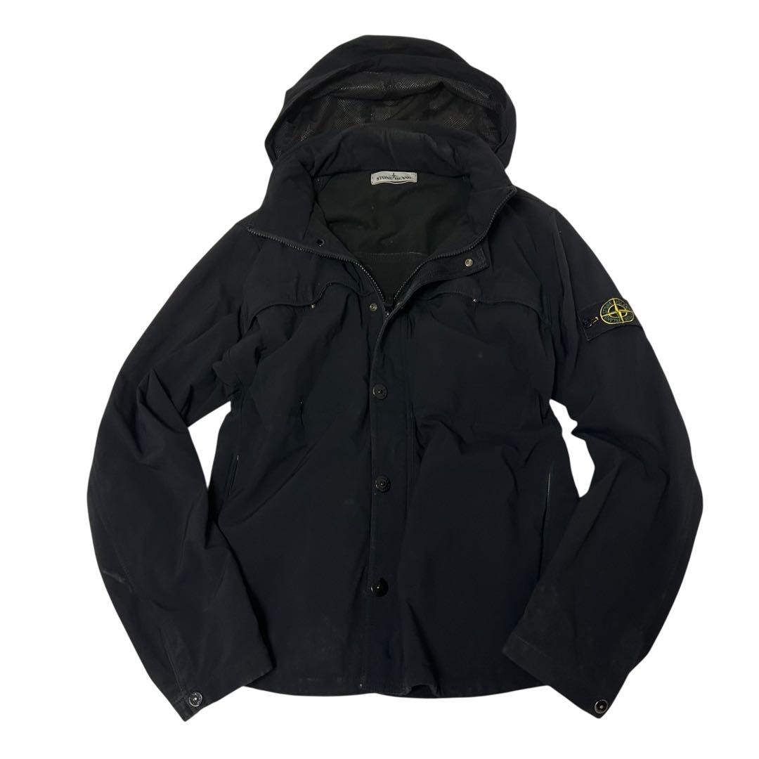 う*お様 STONE  ブラック ナイロンジャケット　テック　ノーム STONE ISLAND - 【残りわずか】CUPRO NYLON-TC_ GARMENT DYED
