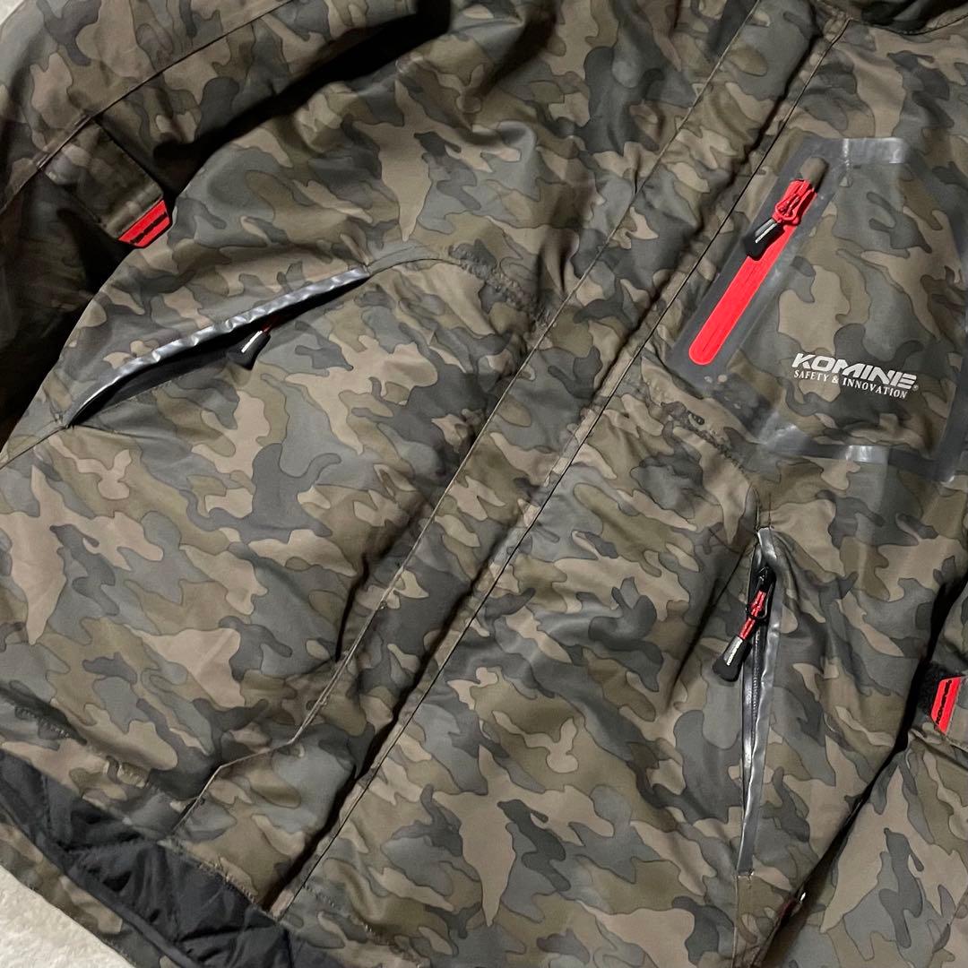 専用KOMINE コミネ プロテクター&ライナー 迷彩ライディングジャケット