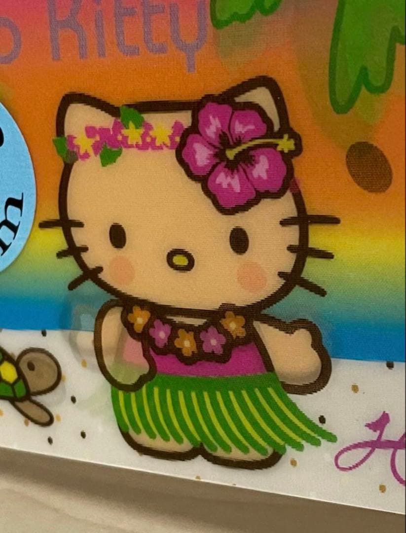 キティ カオハナ ハイビスカス 水着 日焼け ガングロキティ ハワイグアム