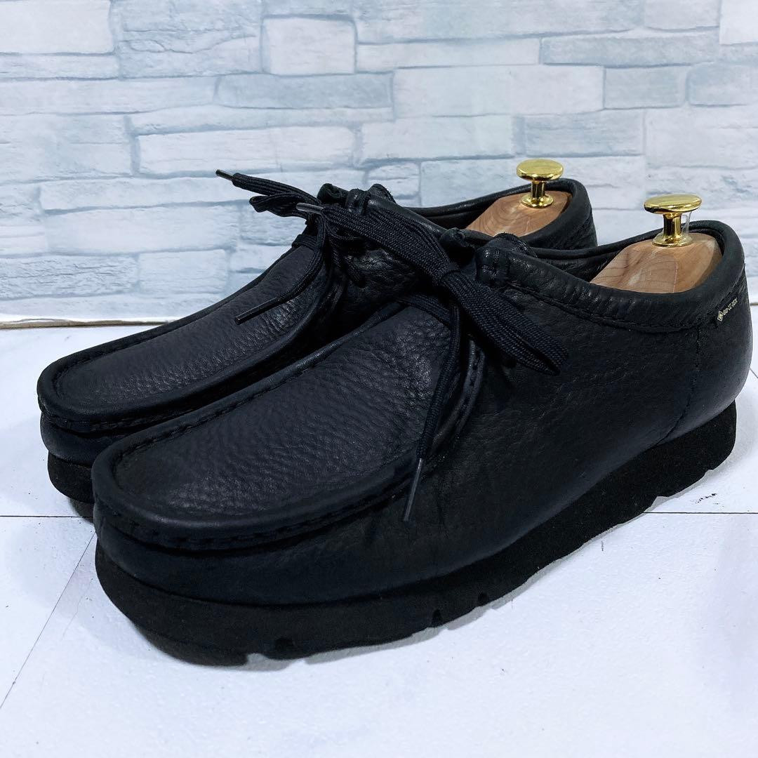 クラークス ビームス別注 ワラビーブーツ GTX 本革 ビブラム シボ 黒