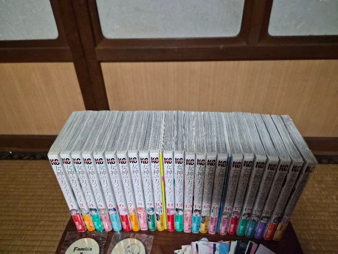 全巻初版帯ありシュリンク付きあり]女神のカフェテラス1-22巻 全巻