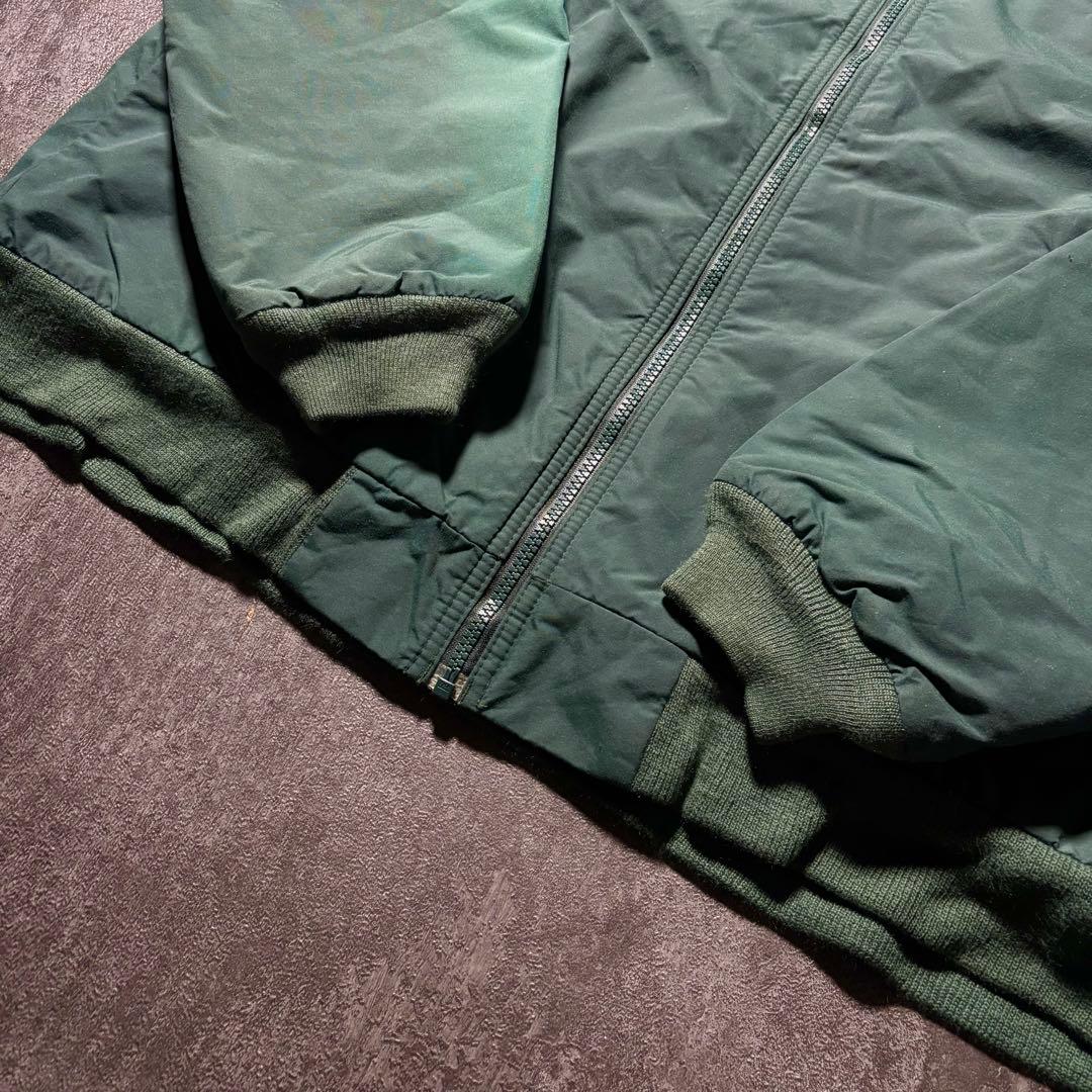 L.L.Bean エルエルビーンウォームアップジャケットグリーンフリース古着M