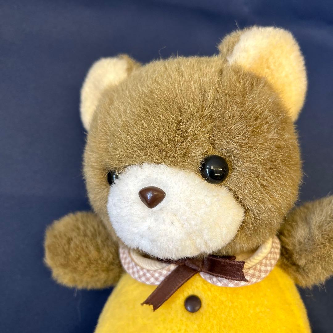 昭和レトロ 希少 FINE Success 吉徳 クマ ぬいぐるみ 黄色 - メルカリ