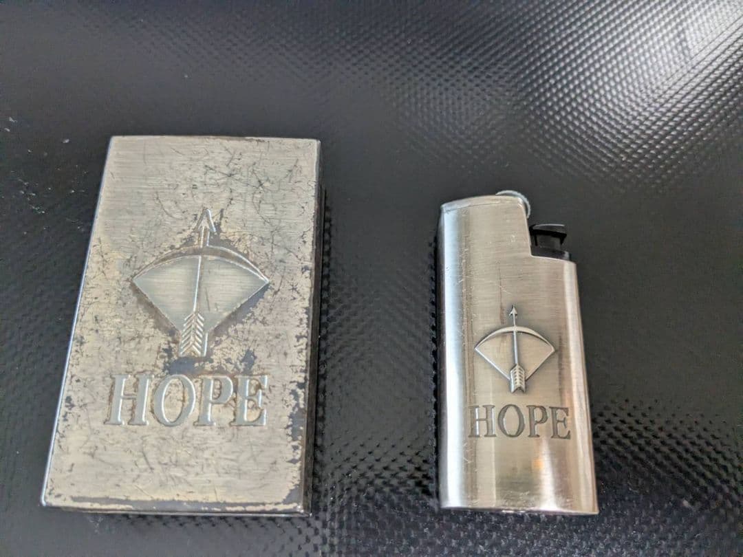 ショートホープシガレットケース & ライターカバー(使い捨てライター