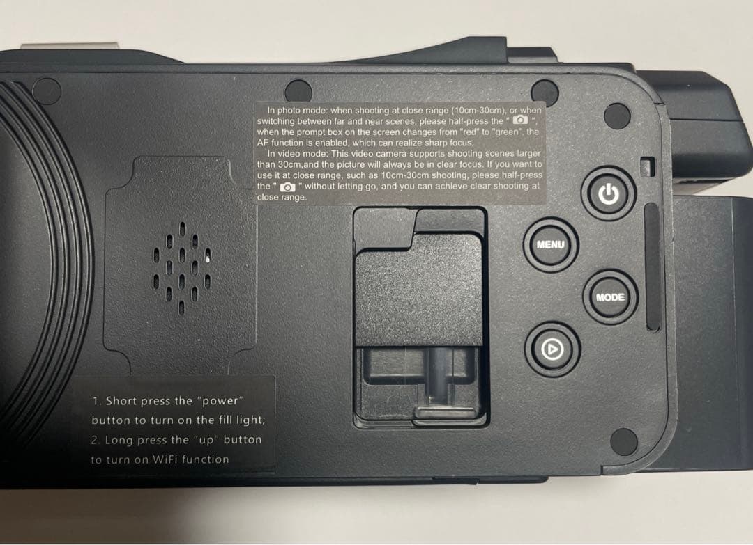 ビデオカメラ4K 60FPSAFオートフォーカスウルトラHD 64.0MP