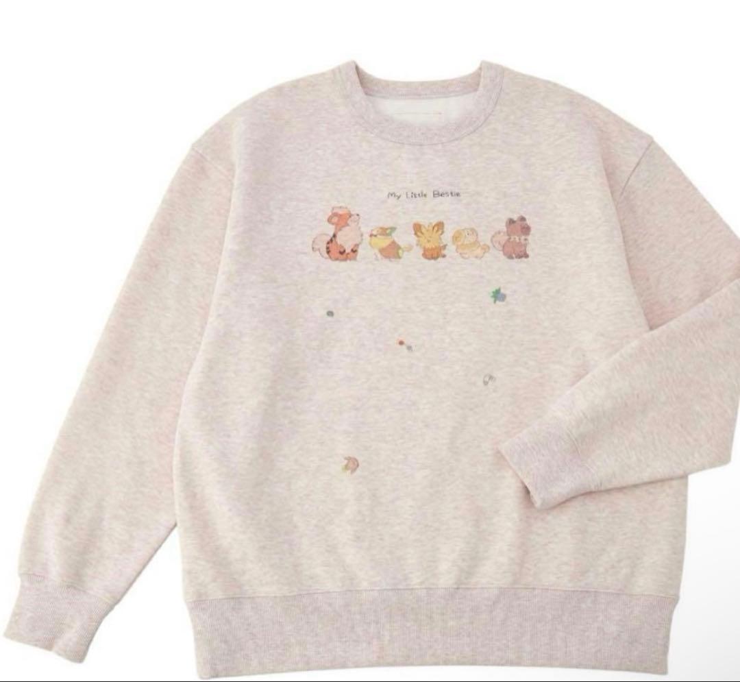 スウェット My Little Bestie ポケモン スウェット My Little Bestie L ｜【公式】ポケモンセンターオンライン