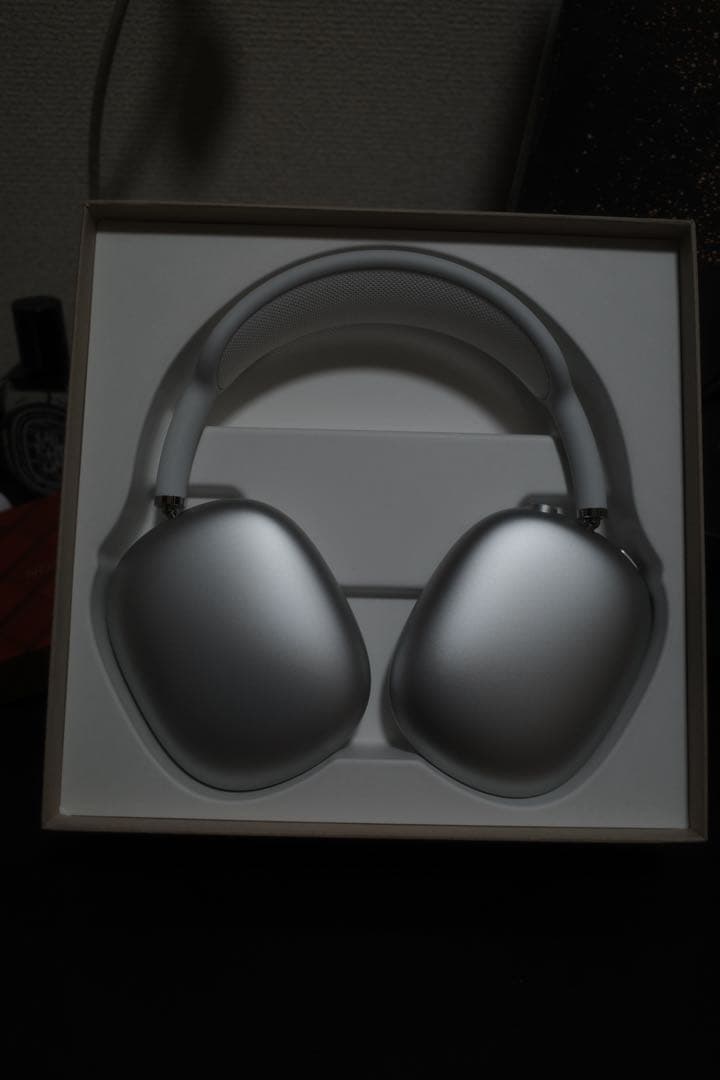 Air Pods Max Silver ヘッドホン 廃盤モデル　箱付き ブルートゥースヘッドホン AirPodsMax シルバー MGYJ3J/A