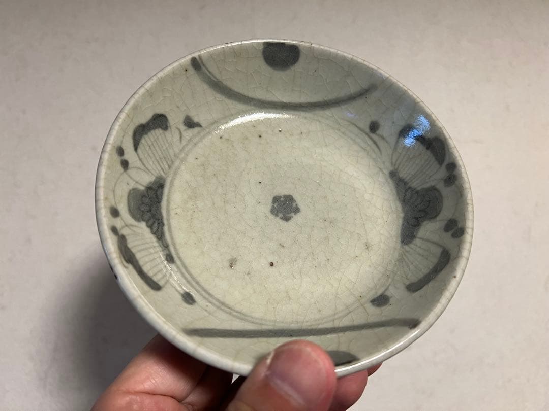 江戸時代 古伊万里 くらわんか 波佐見 染付小皿 酒器 酒盃 豆皿 骨董