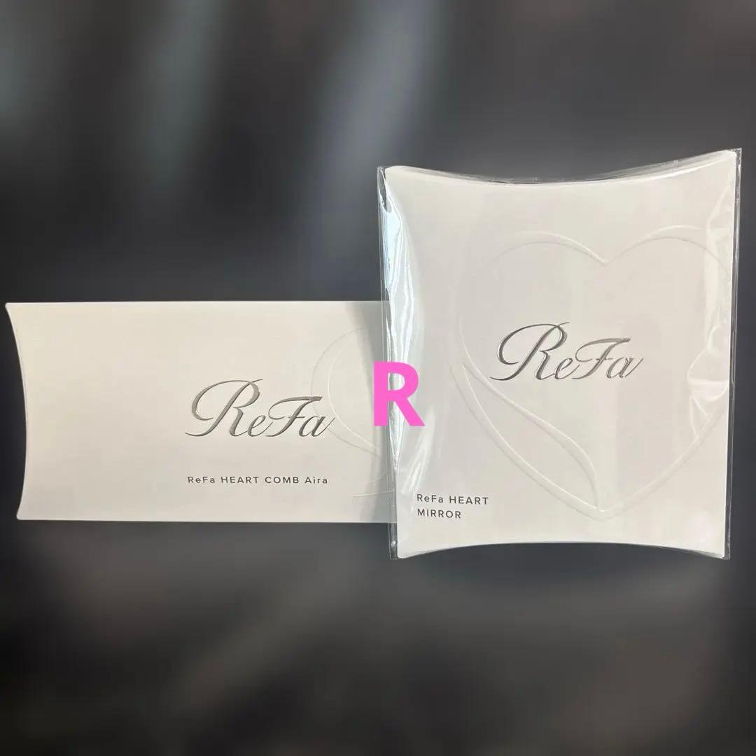ReFa ハートコームアイラとハートミラーセット 新色 シルキーピンク