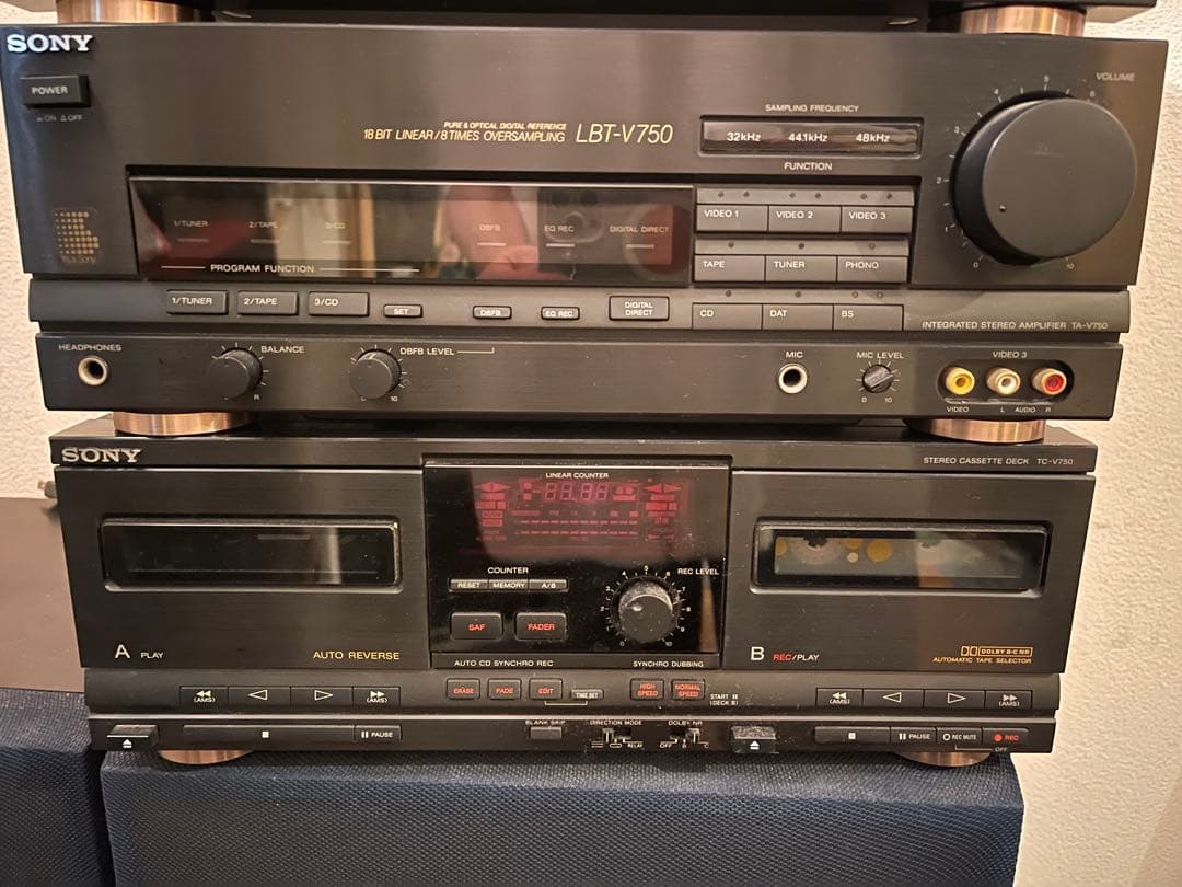 ジャンク品】SONY LBT-V750 システムコンポ ソニー