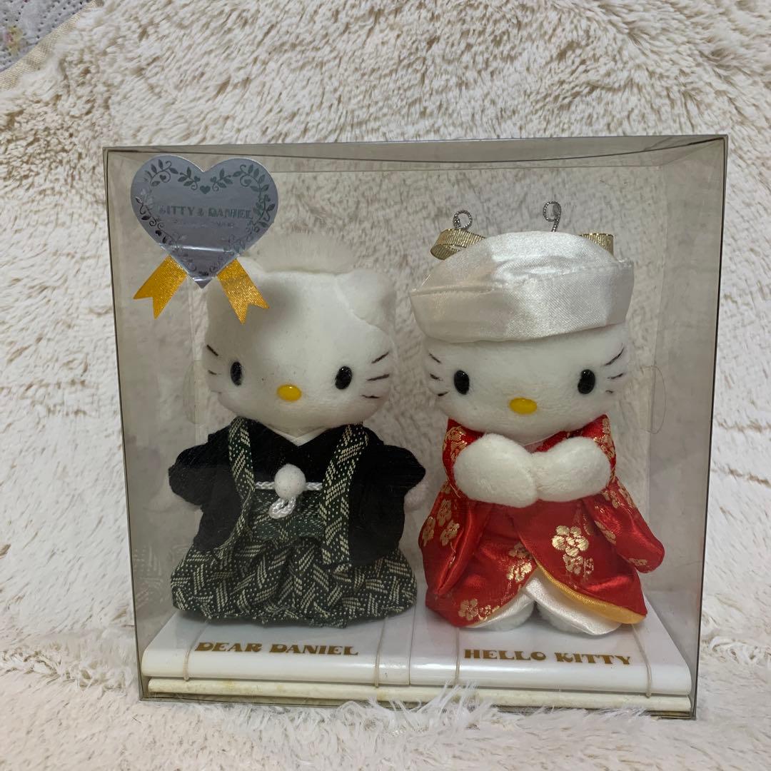 ハローキティ＆ダニエル 結婚式衣装 和装ウェディング ぬいぐるみ
