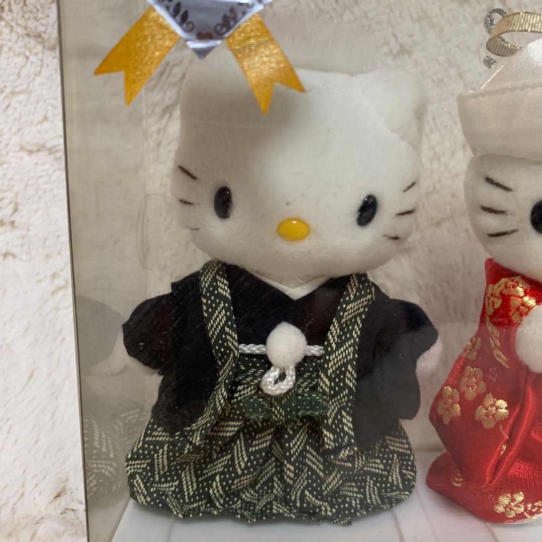 ハローキティ＆ダニエル 結婚式衣装 和装ウェディング ぬいぐるみ