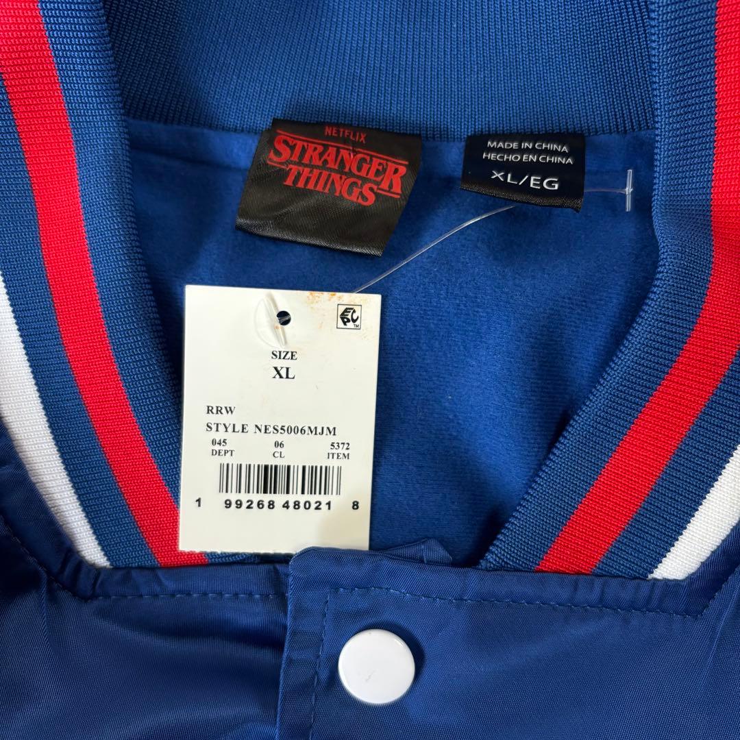 新品 ストレンジャーシングス スタジャン XLサイズ ブルー ザ