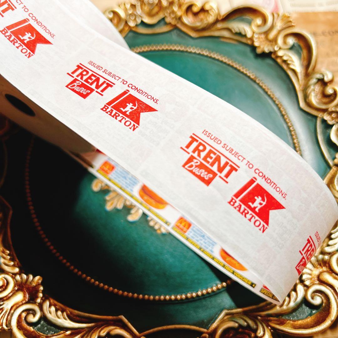 イギリス バス ロールチケット マクドナルド マック 30枚 ヴィンテージ