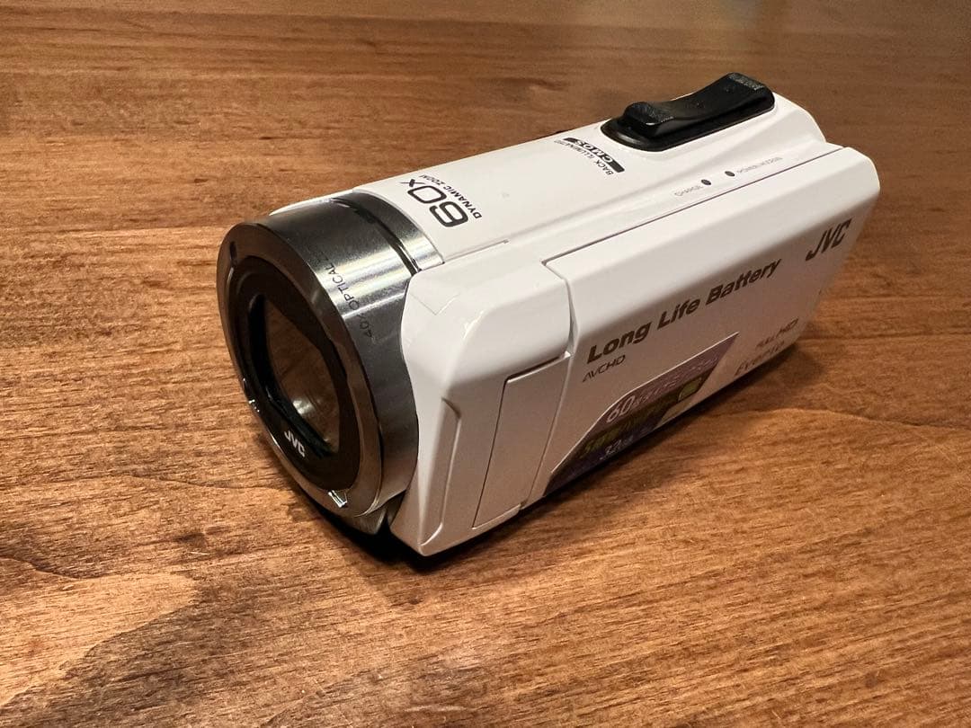 エブリオビデオカメラ FULLHD 美品 GZ-F100-W 上位モデル - メルカリ