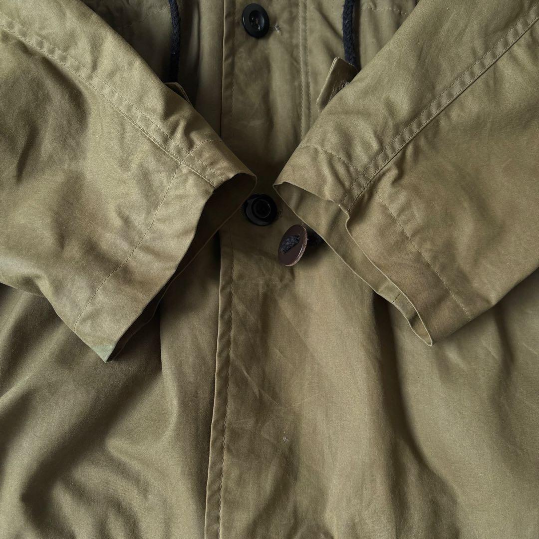 プライベートホワイト イギリス製 2→M ワックスコットン モッズコート