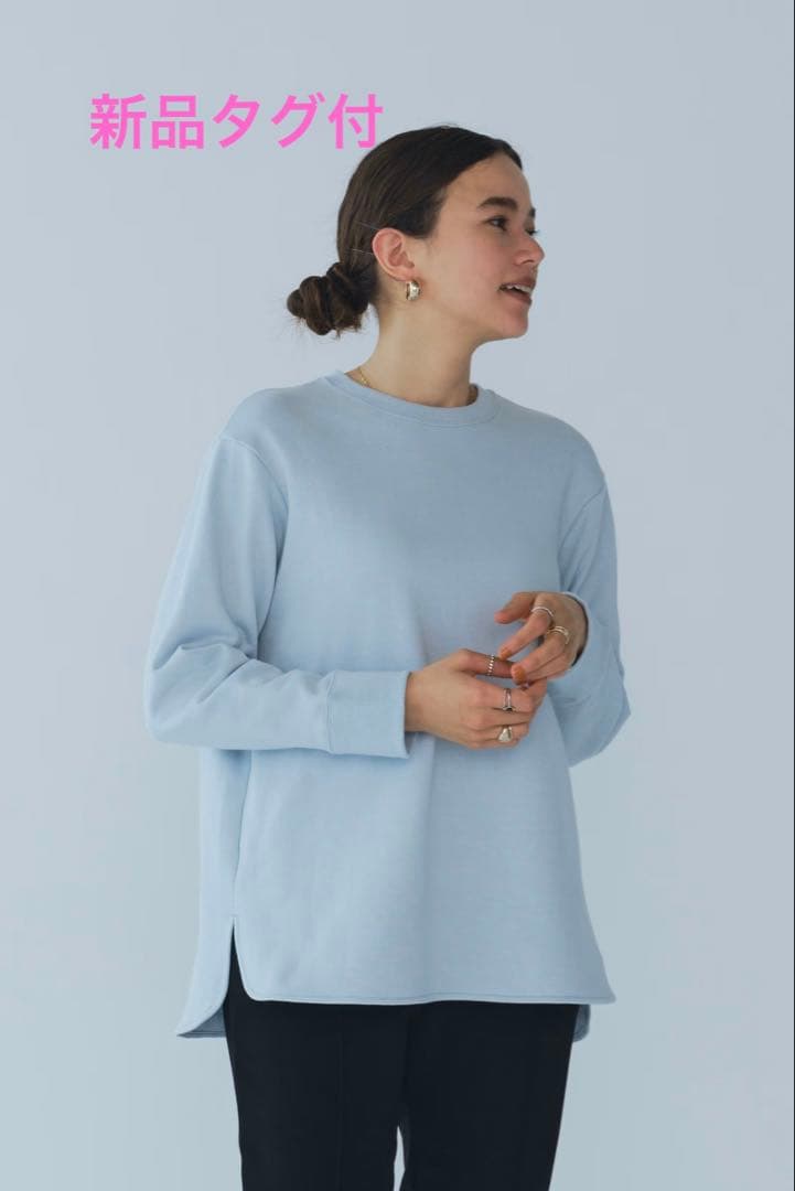 新品タグ付き◇yori ベーシック裏毛ヘムラウンドTee - メルカリ