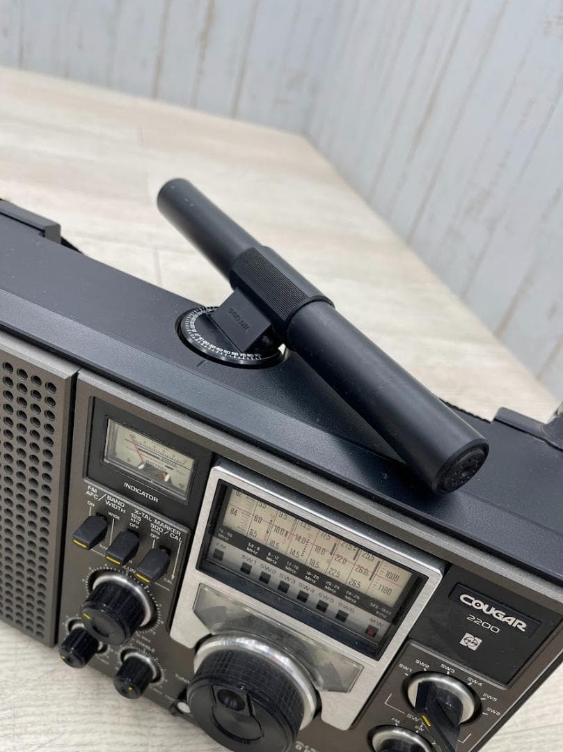 ナショナル クーガー RF-2200 8バンド 動作確認済 ショルダーベルト
