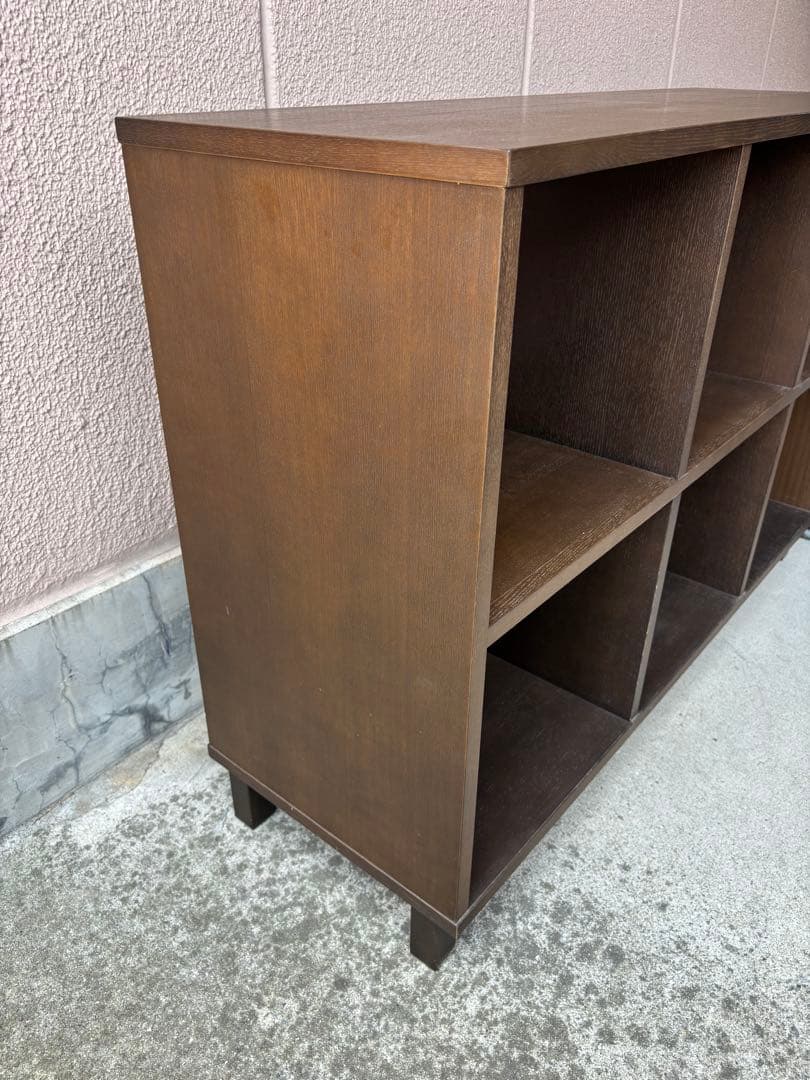 無印良品 廃盤 ダークブラウン本棚