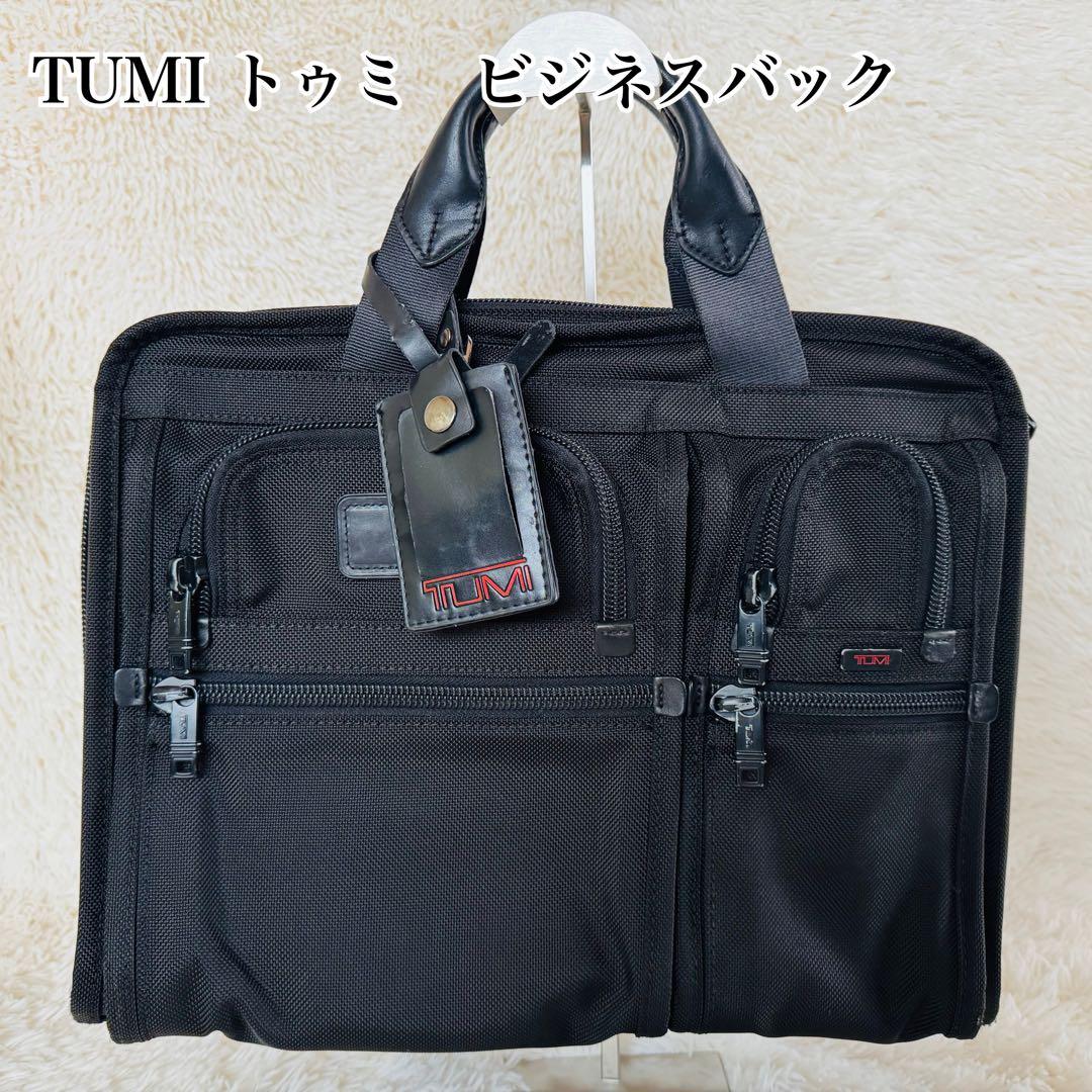 TUMI ビジネスバッグ ブラック A4サイズ - メルカリ