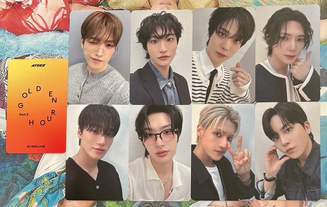 ATEEZ EVERLINEラキドロ コンプリートセット 🌟販売終了間近🌟 #ATEEZ [GOLDEN HOUR : Part.4] EVERLINEラキドロが