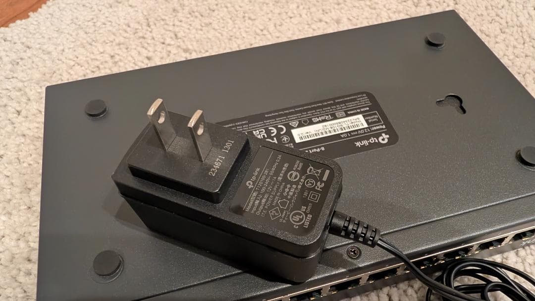 【美品】TP-Link 2.5G 8ポートスイッチ TL-SG108-M2