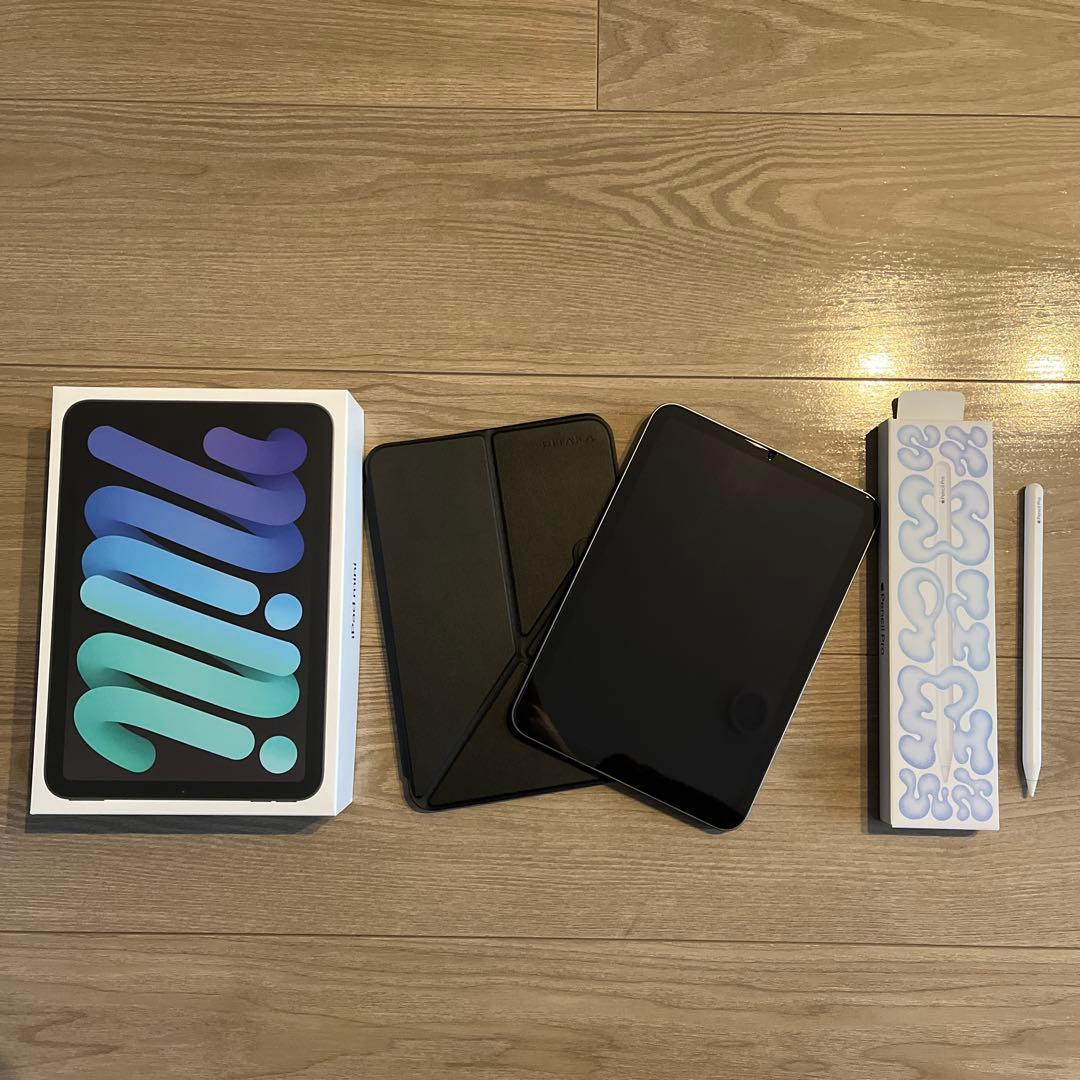 iPad mini スペースグレイ+Apple Pencil Pro + カバー Amazon.co.jp: 2024 iPad mini A17 Pro ケース iPad mini6 ケース