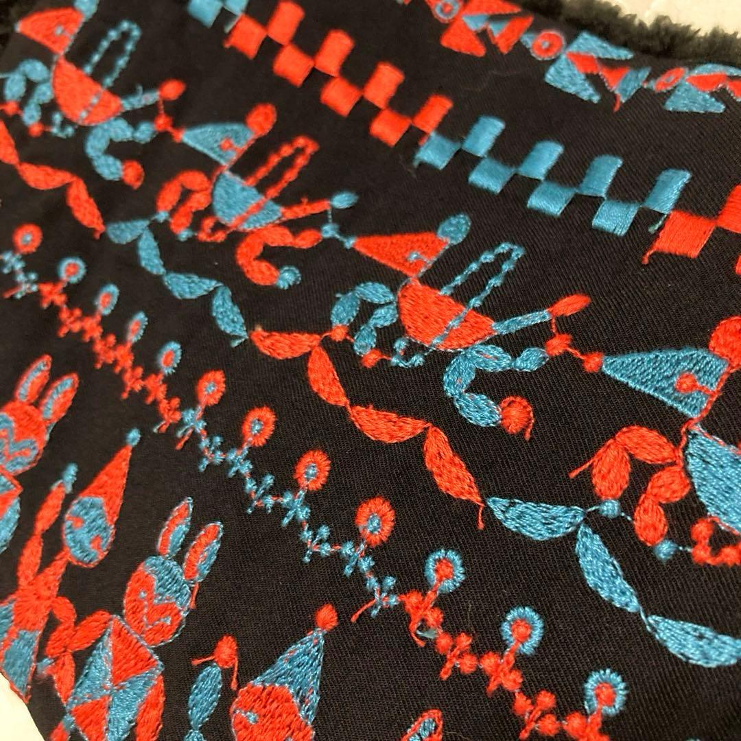 レア生地】 766 ひねりスヌード ネックウォーマー fun ファン ネイビー