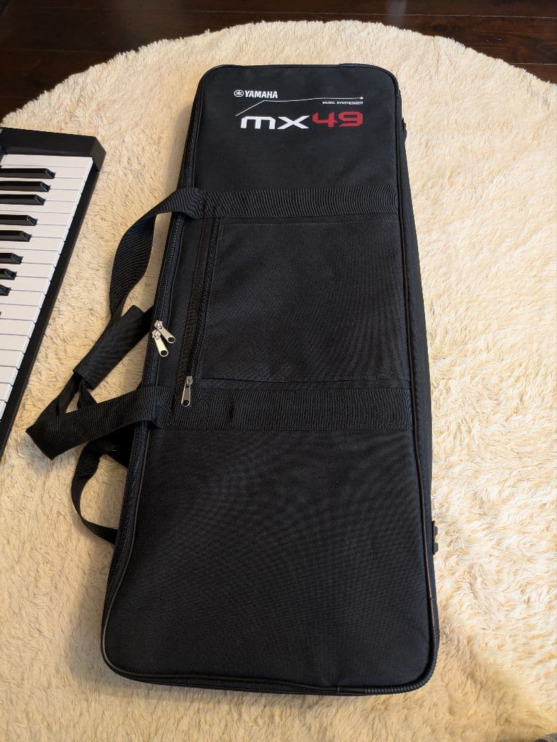 極美品☆YAMAHA MX49 シンセサイザー ソフトケース・アダプタ・説明書