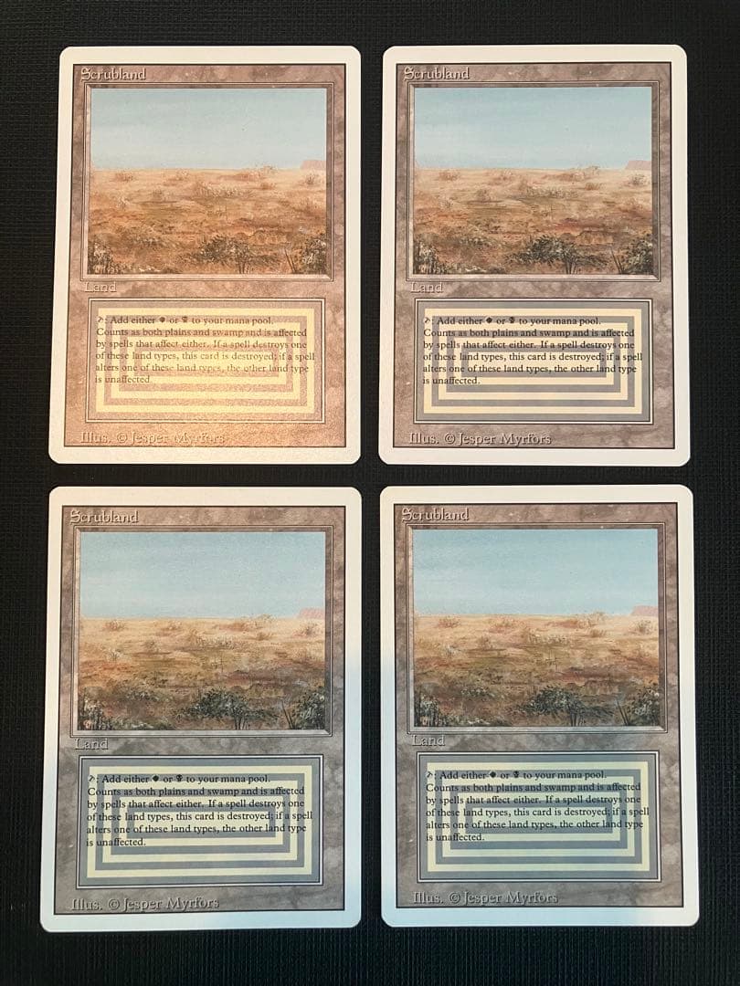 MTG Scrubland 3ED デュアルランド 買取相場】-MtG-(英)Scrubland【3ED】 No.286【Cardshop Serra】