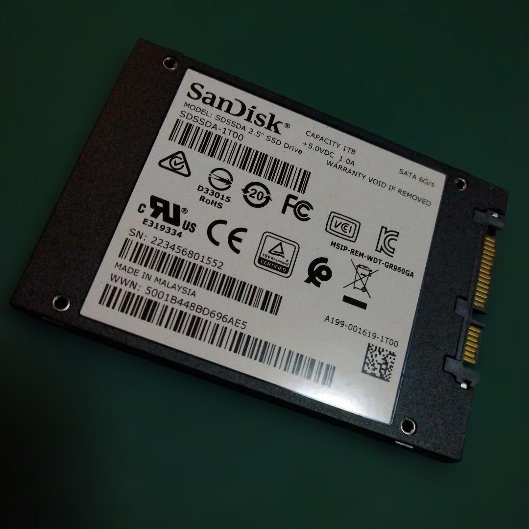 SanDisk Ultra 3D SSD 1000.2GB（1TB）