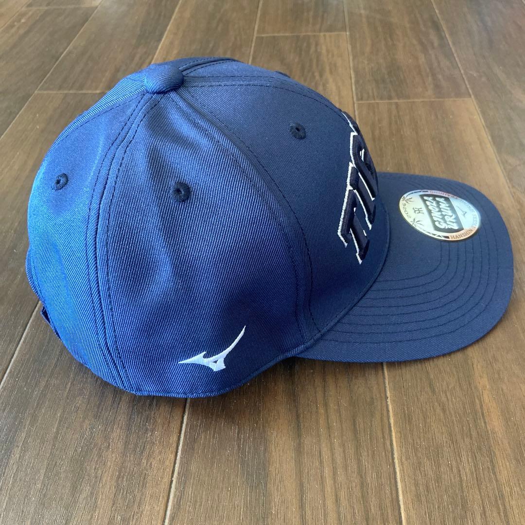 阪神 2026 宜野座うるまキャンプ Mizuno社製キャップ ネイビー - メルカリ