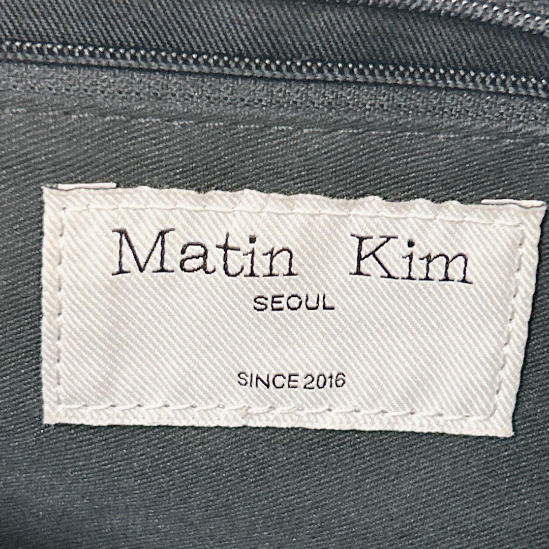 matin kim リボン バッグ ワンショルダー ハーフムーン black - メルカリ