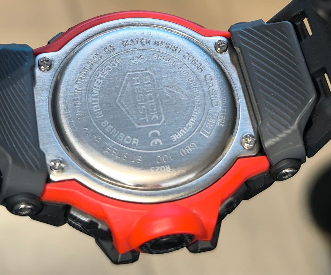 電池新品 美品 G-SHOCK G-SQUAD GBD-100-1JF - メルカリ