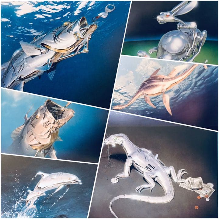 画集】空山基 メタリコーン【AIBO・エアロスミス・ミッキーマウス