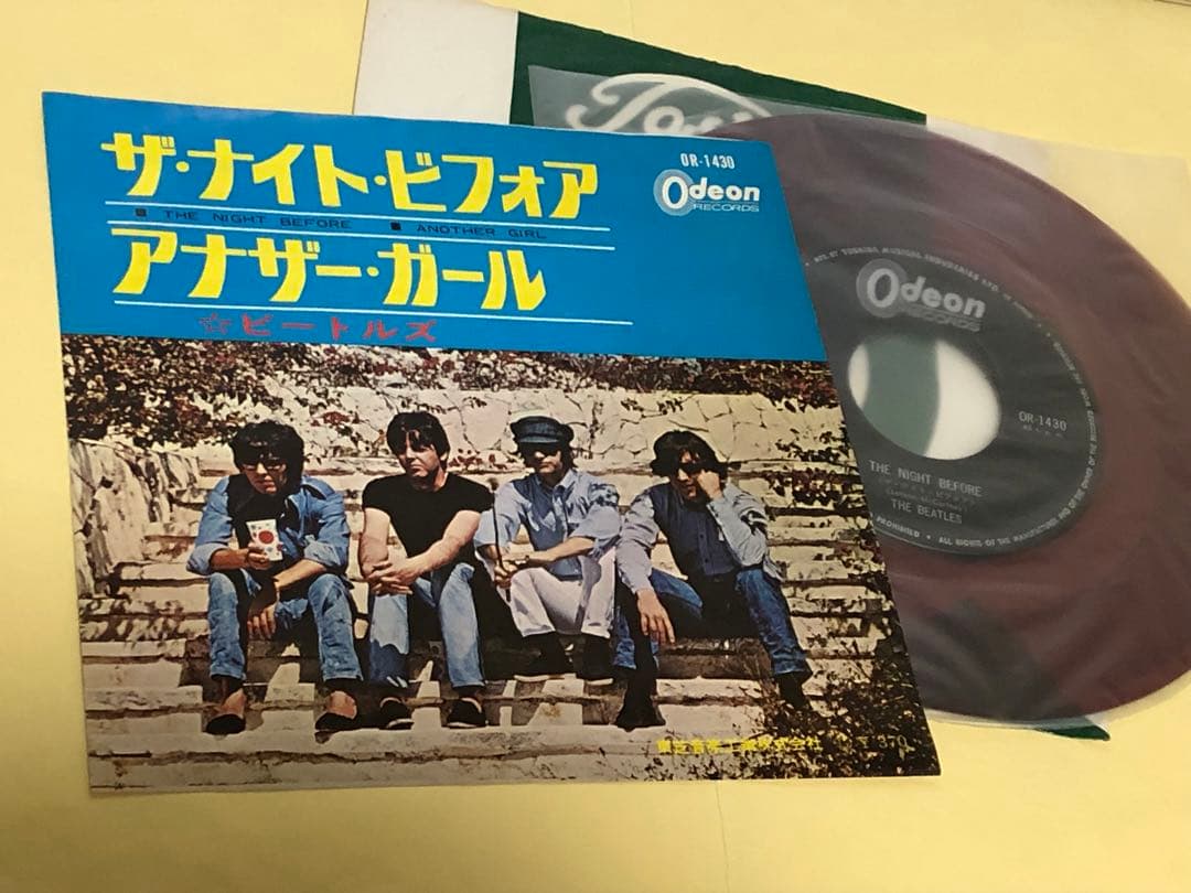 ビートルズ 美盤 ● ザ ナイト ビフォア 赤盤 (OR-1430) ビートルズ 美盤 ○ ザ ナイト ビフォア 赤盤 (OR-1430) - メルカリ