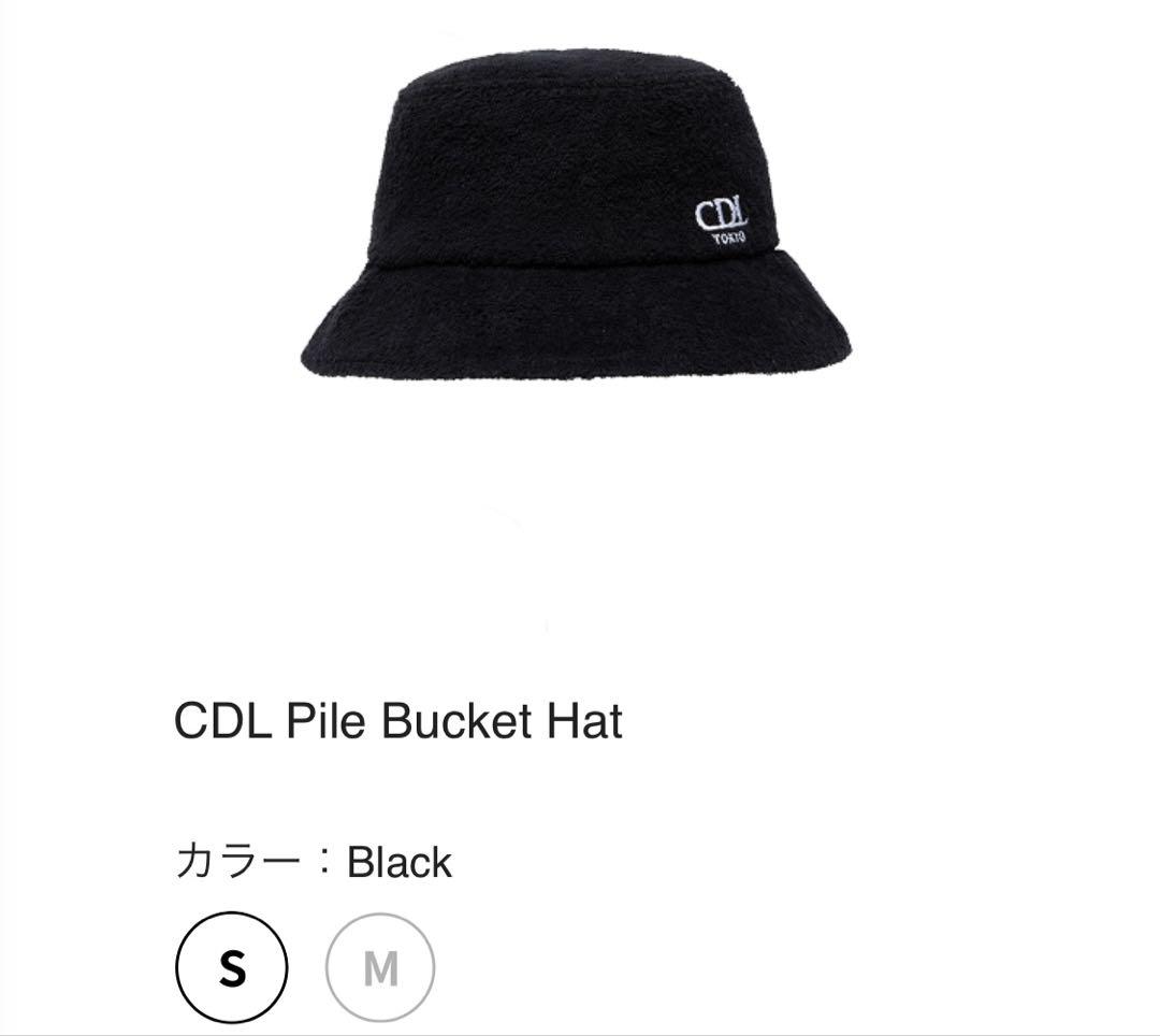 CDL Pile Bucket Hat Sサイズ Black