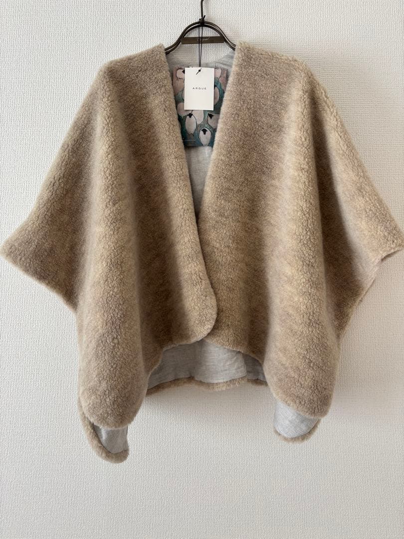 argue ウルグアイファーポンチョ ポンチョ コート ダウン ベスト