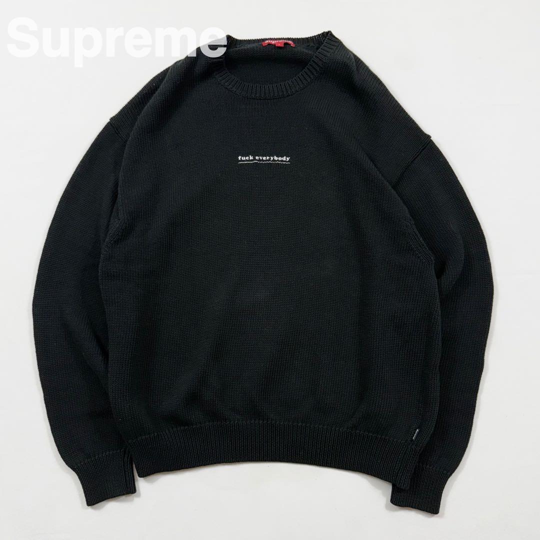 Supreme シュプリーム Fuck Everybody Sweaterニット Supreme Fuck Everybody Sweater (SS19) - $148