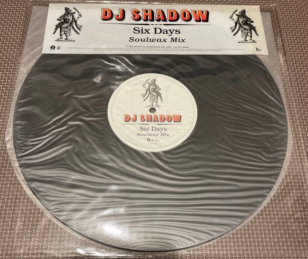 DJ SHADOW six days レコード soulwax mix - メルカリ