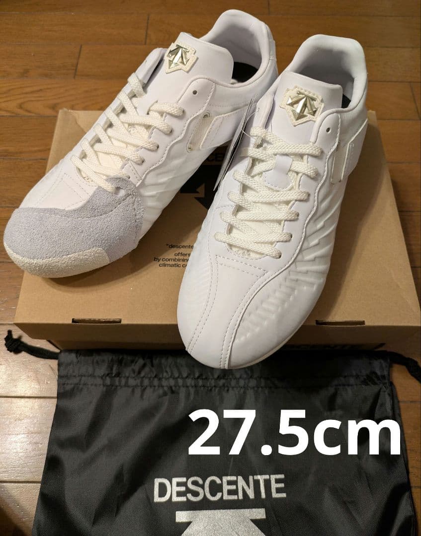 【おにゃにゃ】コウノエベルトスパイク2G 白 27.5cm デサント