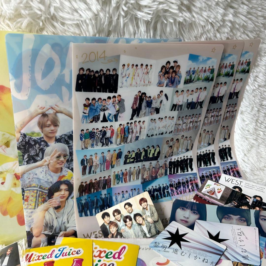 WEST. グッズまとめ売り 特典 ステッカー ファイル - メルカリ