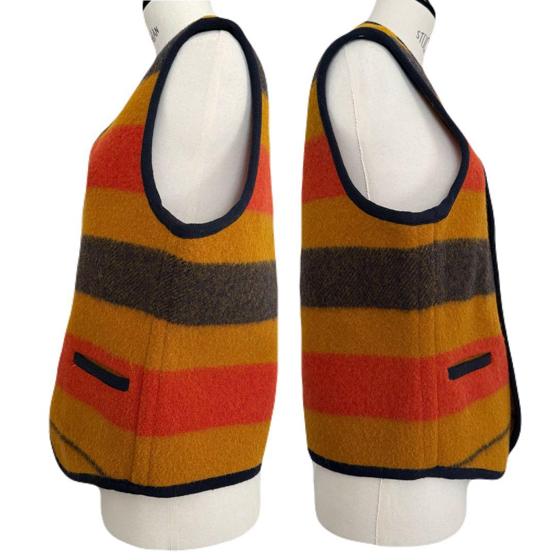 HERMES エルメス ヴィンテージ ロカバール ウール100％ ベスト 46