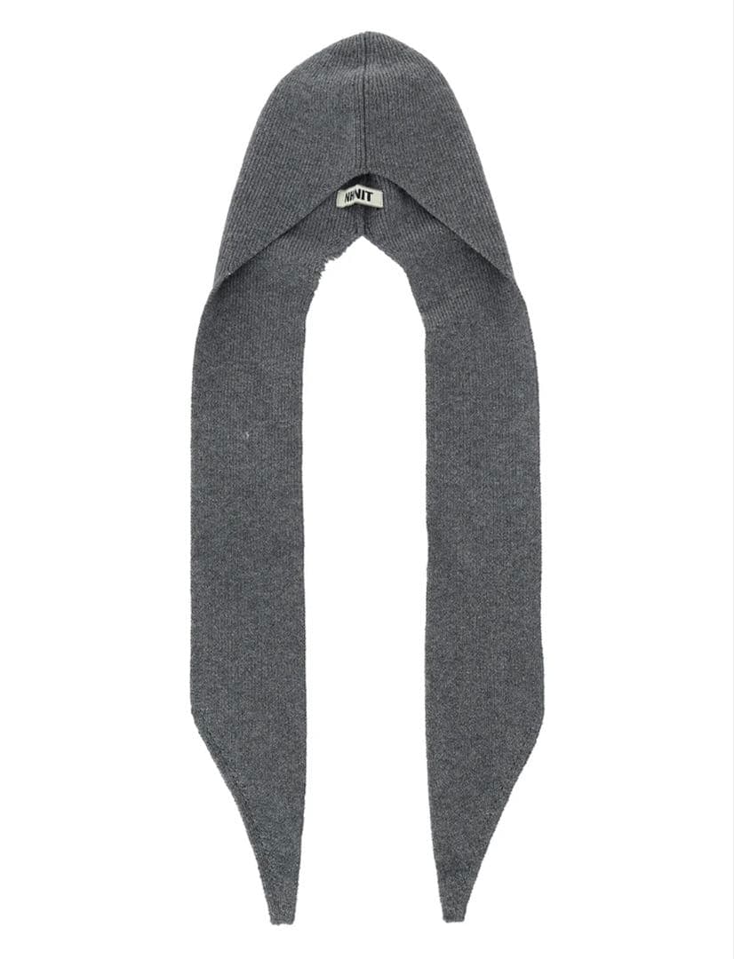 NKNIT マフラーキャップ バラクラバ フード　グレー NKNIT マフラーキャップ バラクラバ フード グレー NKNIT マフラー