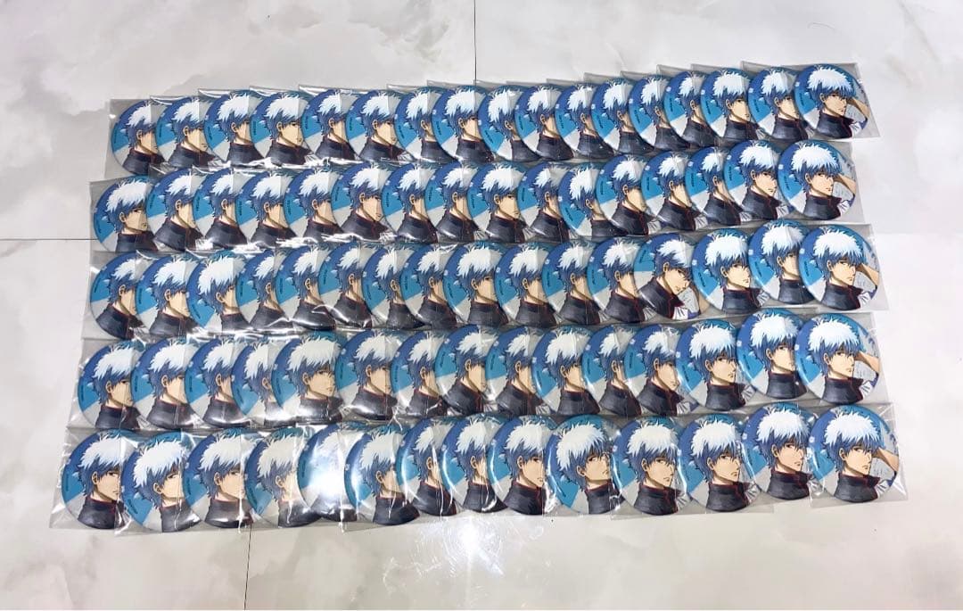 銀魂 坂田銀時 まとめ売り 缶バッジ 78個セット 銀魂 坂田銀時 まとめ売り 缶バッジ 78個セット