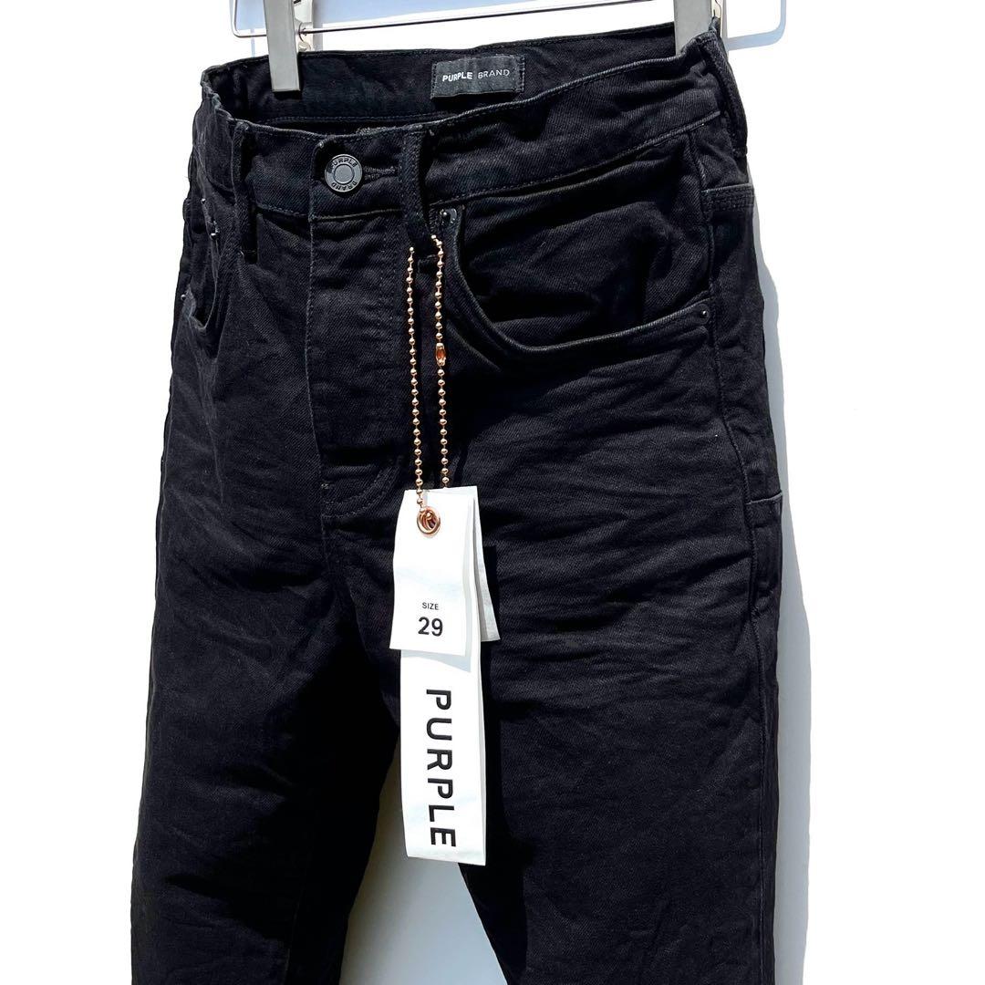 新品 PURPLE BRAND ブラックスキニーデニム 29 パープルブランド