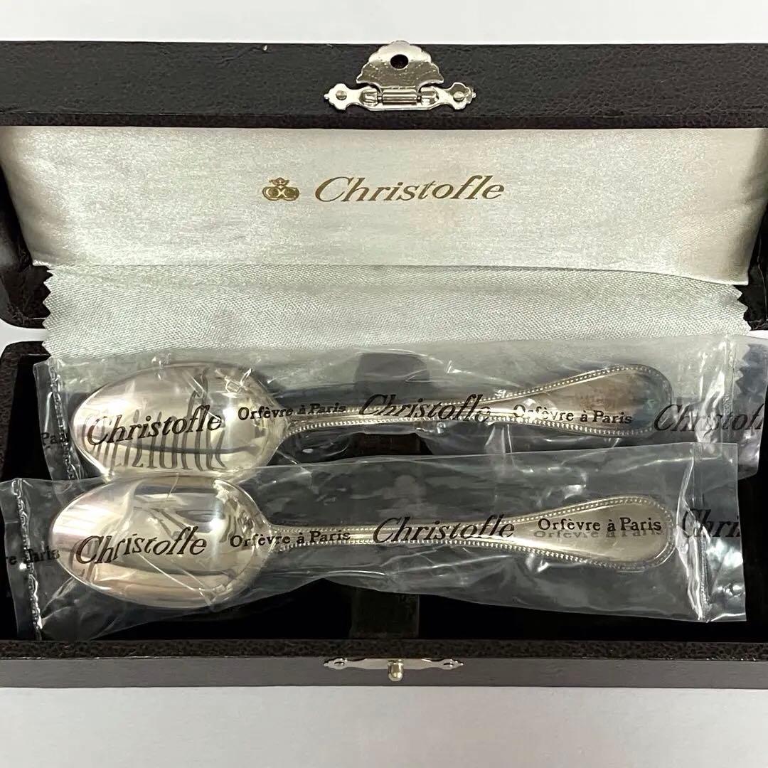 未使用】 Christofle クリストフル スプーン セット ケース付き - メルカリ