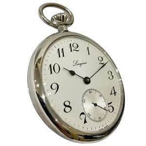 LONGINES 懐中時計 ホワイト文字盤